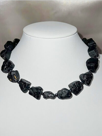 Collar Turmalina Negra chunky